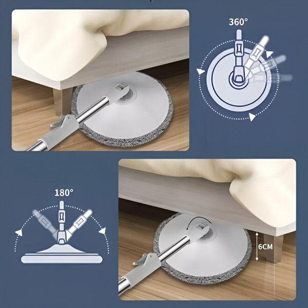 Rotary Mop with Bucket Set for Effortless Cleaning
