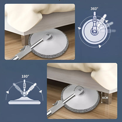 Rotary Mop with Bucket Set for Effortless Cleaning