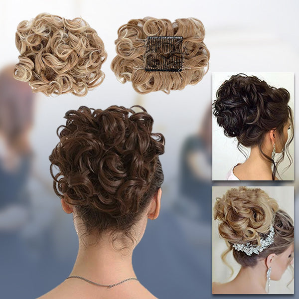 Cut Hairpiece for Elegant Updos