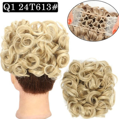 Cut Hairpiece for Elegant Updos