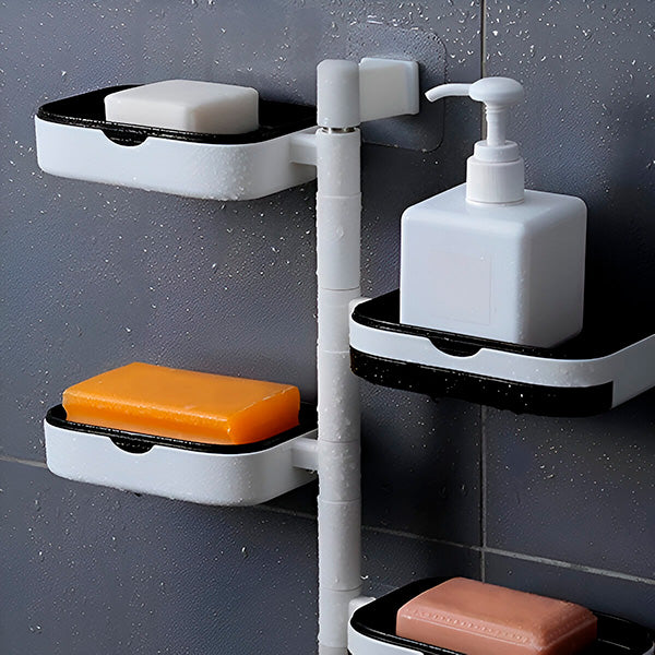 4 - Tier Bathroom Shelf for Wall Mounting