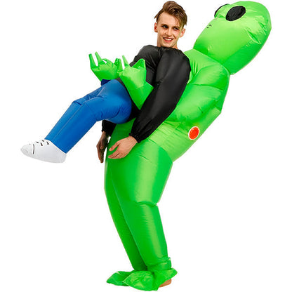 Floating Alien Costume with Realistic Abduction Effect