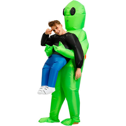 Floating Alien Costume with Realistic Abduction Effect