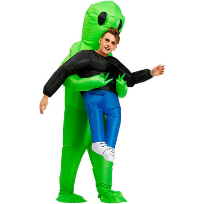 Floating Alien Costume with Realistic Abduction Effect