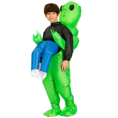 Floating Alien Costume with Realistic Abduction Effect