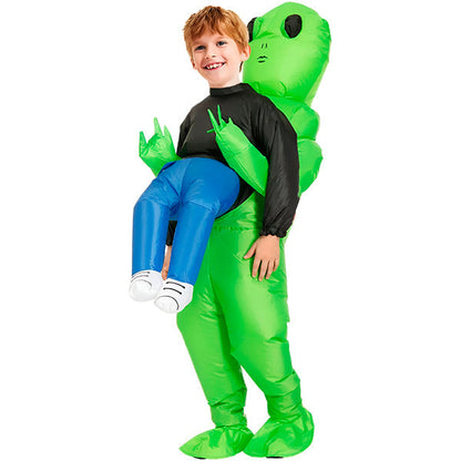 Floating Alien Costume with Realistic Abduction Effect