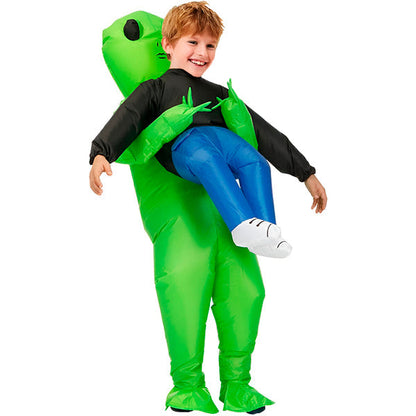 Floating Alien Costume with Realistic Abduction Effect