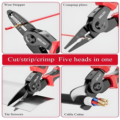 Compact 5 - In-1 Tool Set for Everyday and Outdoor Use