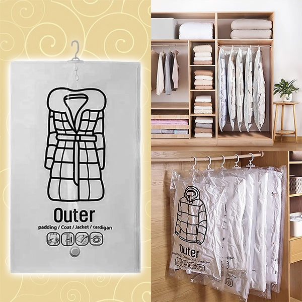 Vacuum Storage Bags for Hanging (4 Pieces)