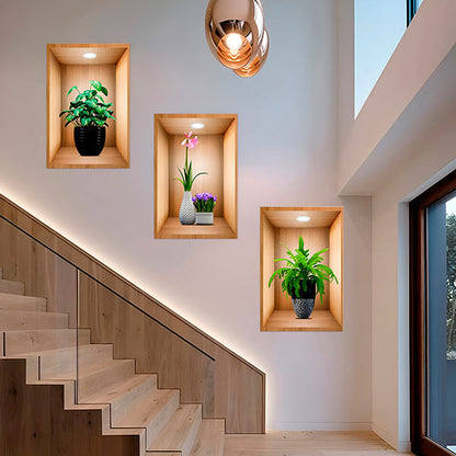 3d Wall Design to Stick on (3 Pieces)