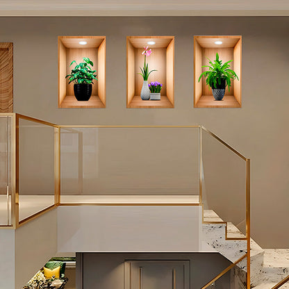 3d Wall Design to Stick on (3 Pieces)