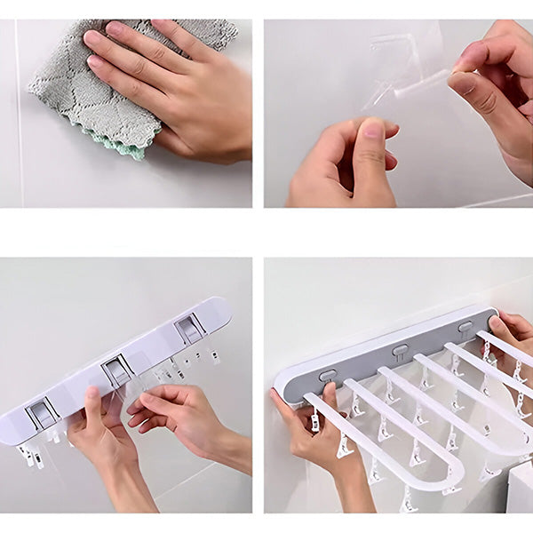Practical Drying Rack That Can Be Folded Down