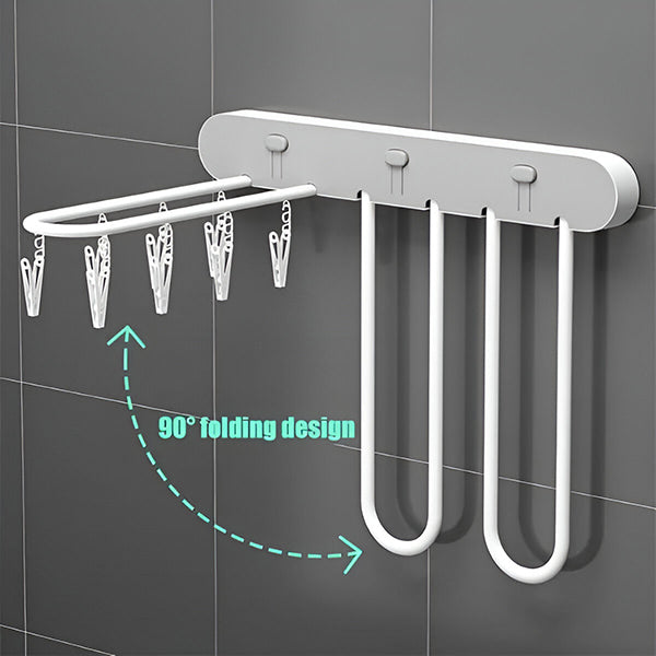 Practical Drying Rack That Can Be Folded Down