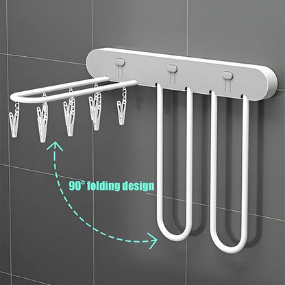 Practical Drying Rack That Can Be Folded Down