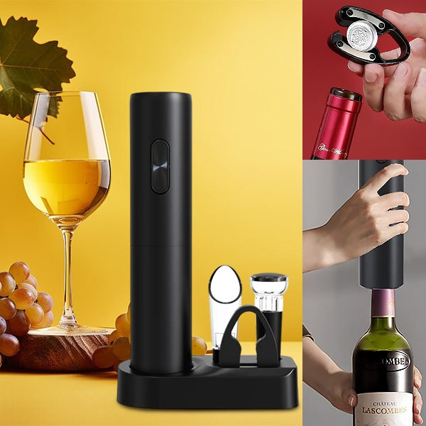 Electric Bottle Opener with Accessories