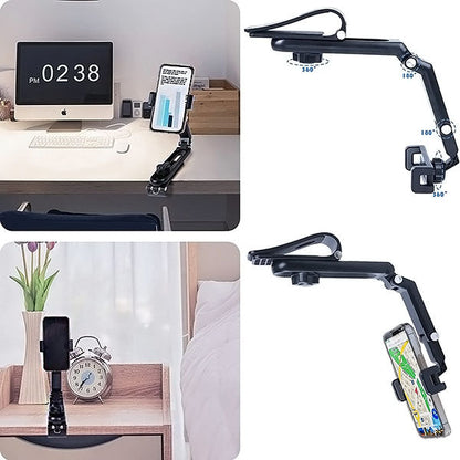 Flexible Mobile Phone Holder with Clip