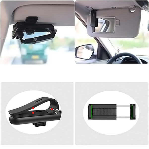Flexible Mobile Phone Holder with Clip