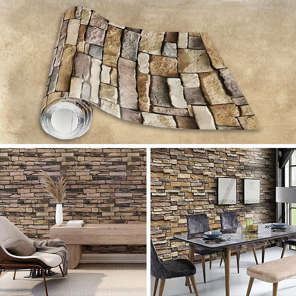 Self - Adhesive 3d Brick Wallpaper