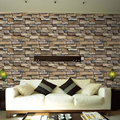 Self - Adhesive 3d Brick Wallpaper