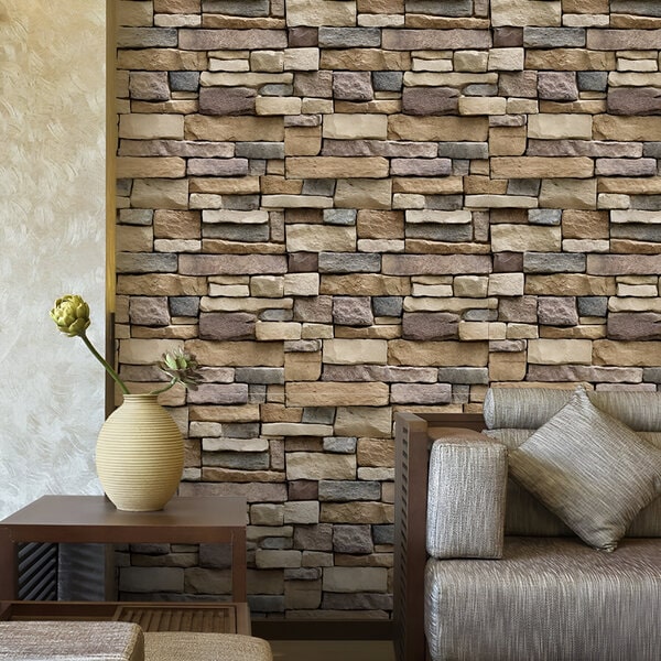 Self - Adhesive 3d Brick Wallpaper