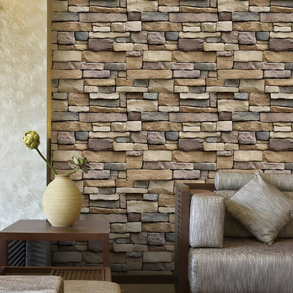 Self - Adhesive 3d Brick Wallpaper