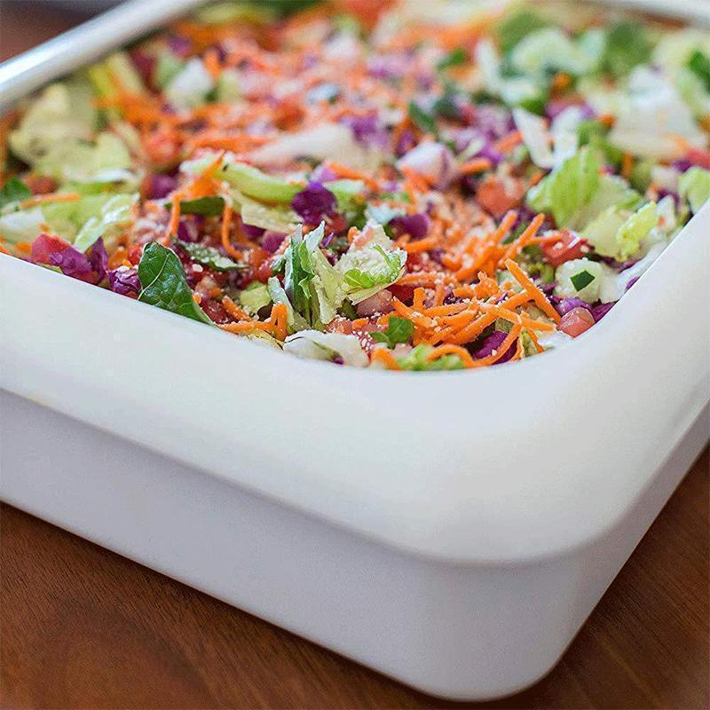 Reusable storage box with aluminum tray