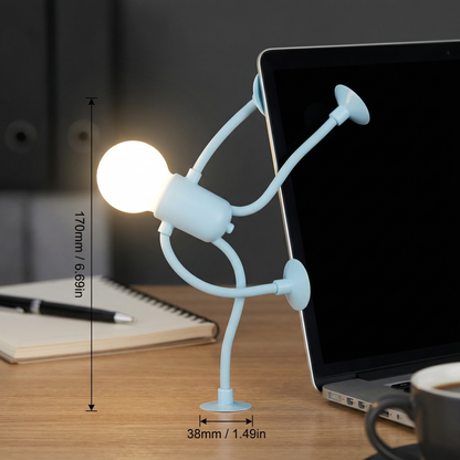 LED Lamp with Suction Cup – Interchangeable and Playful Design for Decoration