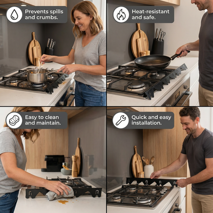 Expandable Stove Gap Cover – Adjustable Cover for Kitchen Countertops