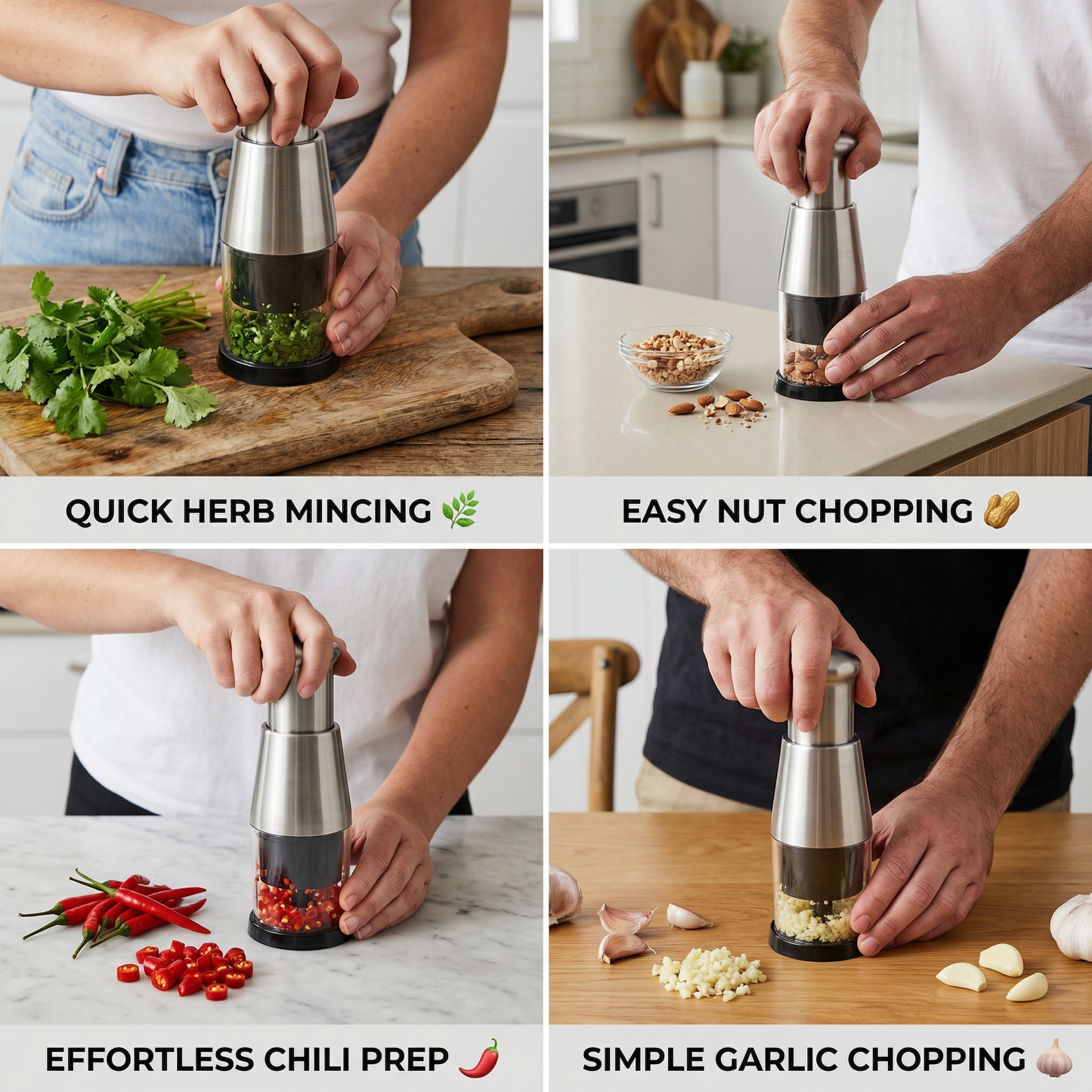 Multifunctional Chopper – Manual Kitchen Tool for Versatile Applications