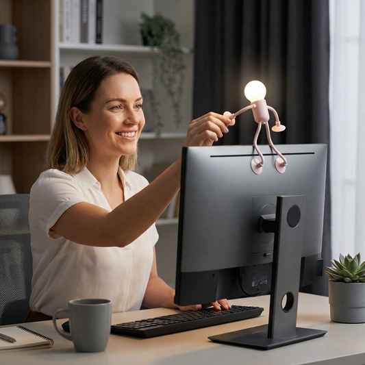 LED Lamp with Suction Cup – Interchangeable and Playful Design for Decoration