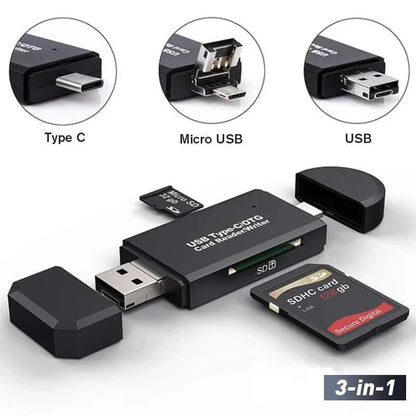 Universal Usb - C & Micro - Usb Card Reader