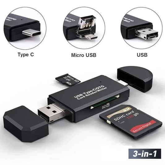 Universal Usb - C & Micro - Usb Card Reader