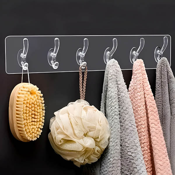 Self - Adhesive Hook Strip (6 Pieces)