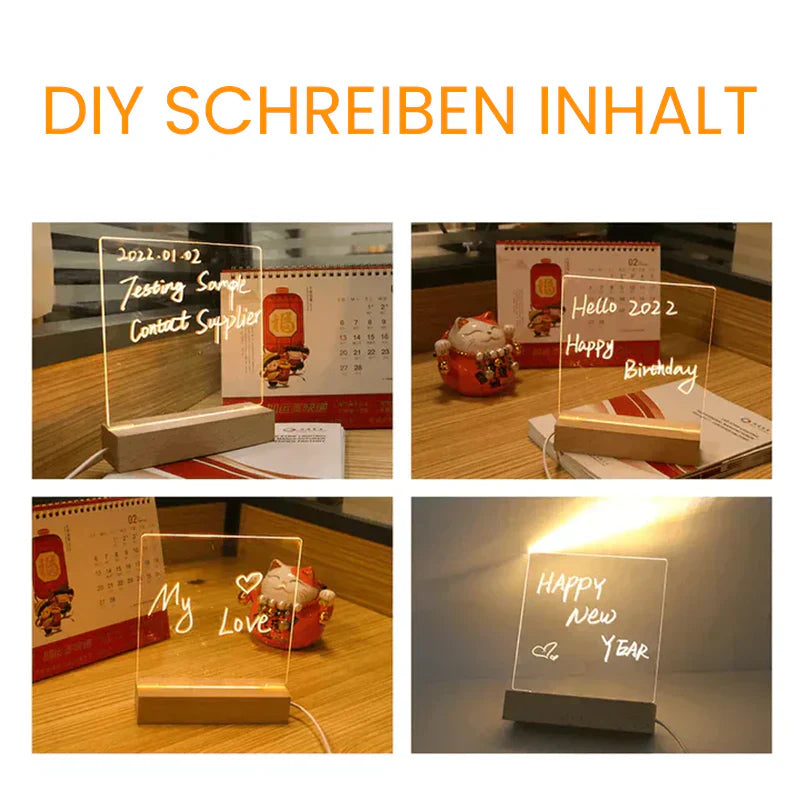 Transparent Acrylic Note Board