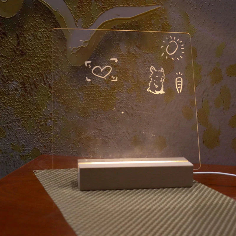 Transparent Acrylic Note Board