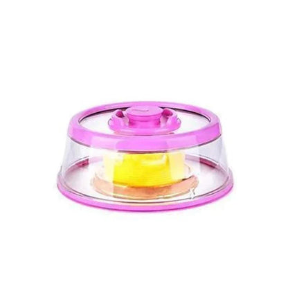 Vacuum sealed lid for food storage