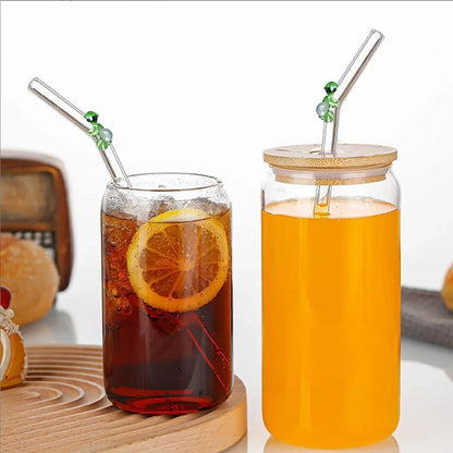 Reusable Glass Straws in a Set