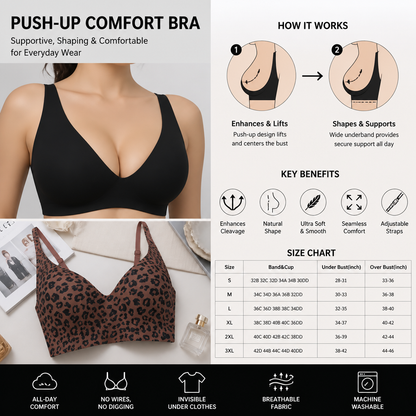 Push-Up Comfort Bra – Supportive, Shaping & Comfortable for Everyday Wear