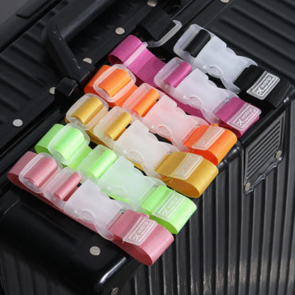 Sturdy Suitcase Strap with Safety Catch