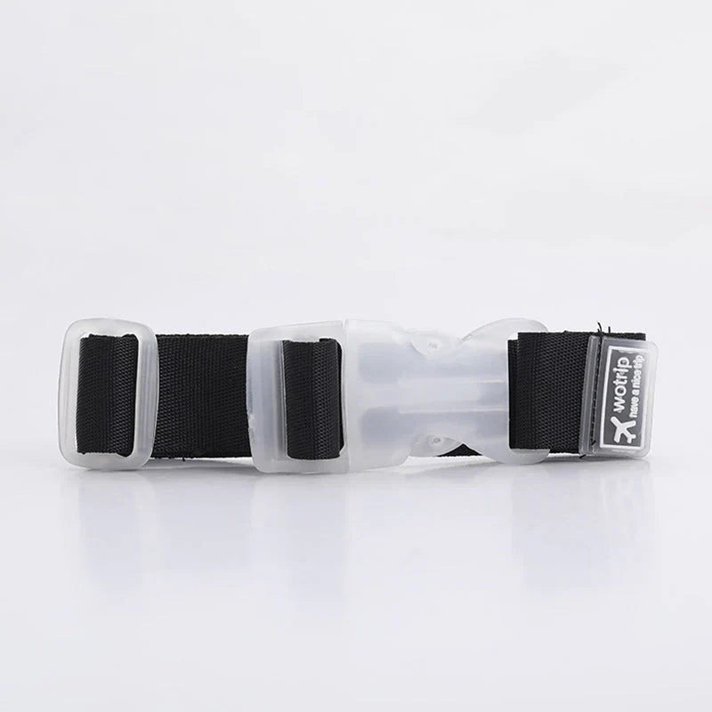 Sturdy Suitcase Strap with Safety Catch