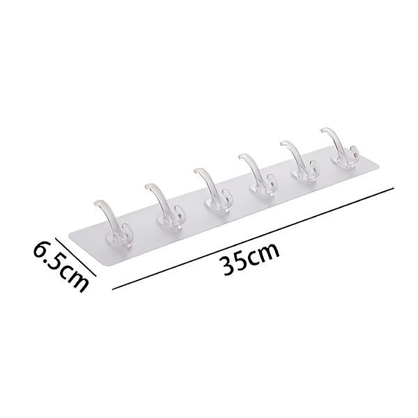 Self - Adhesive Hook Strip (6 Pieces)