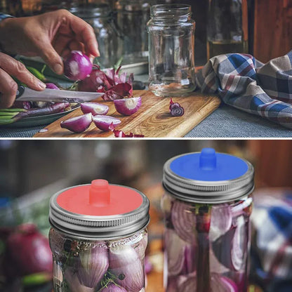 Silicone Lid for Fermenting Food (5 Pieces)