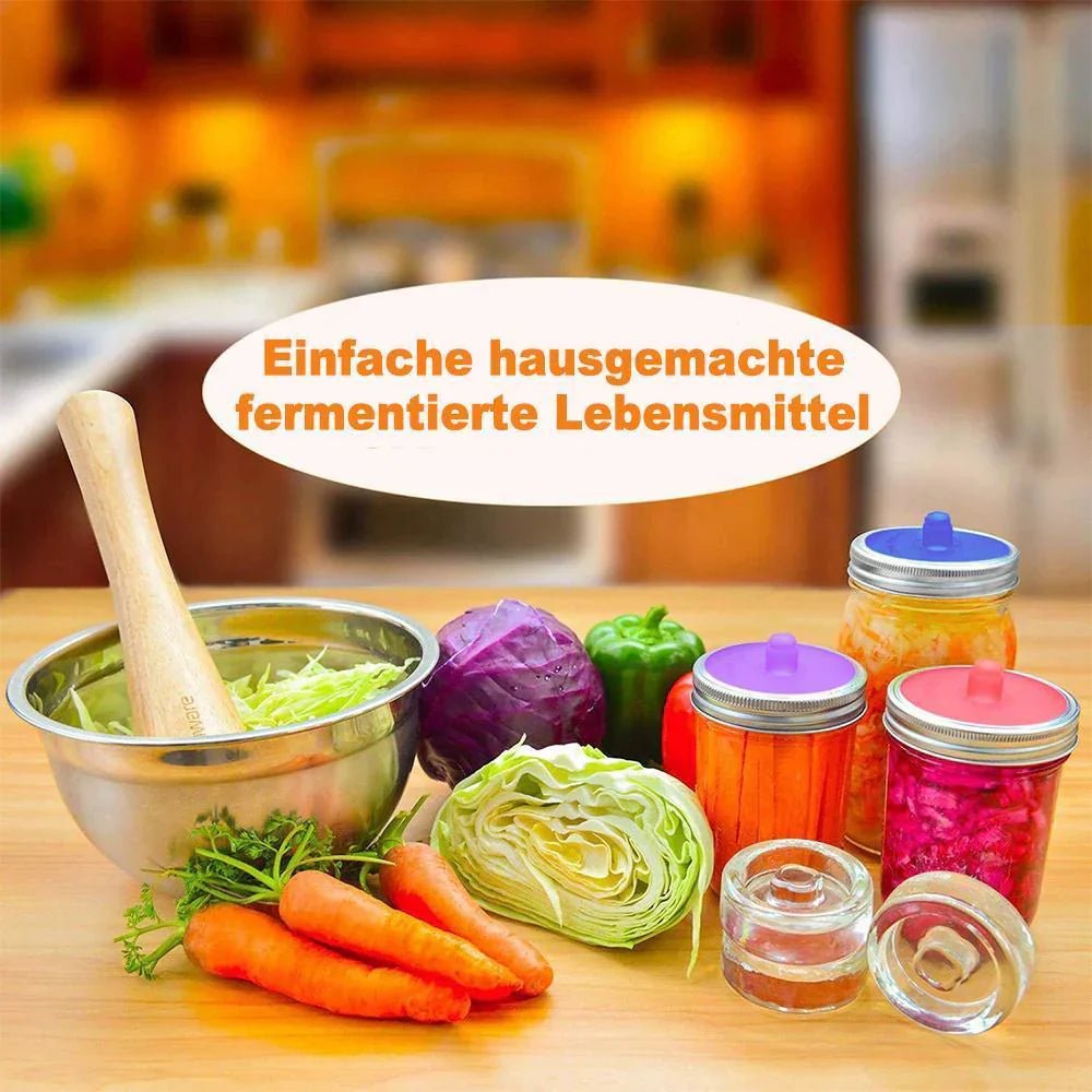 Silicone Lid for Fermenting Food (5 Pieces)