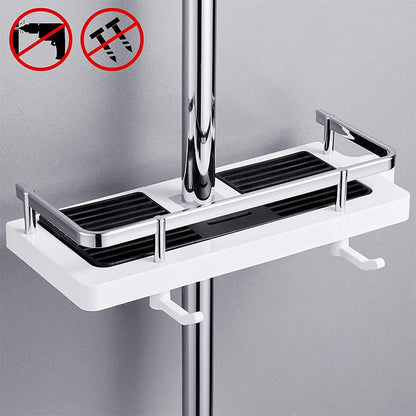 Adjustable Shower Shelf for Bar Mounting