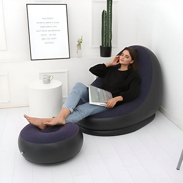 Comfort Air Chair with Footrest
