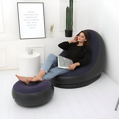Comfort Air Chair with Footrest