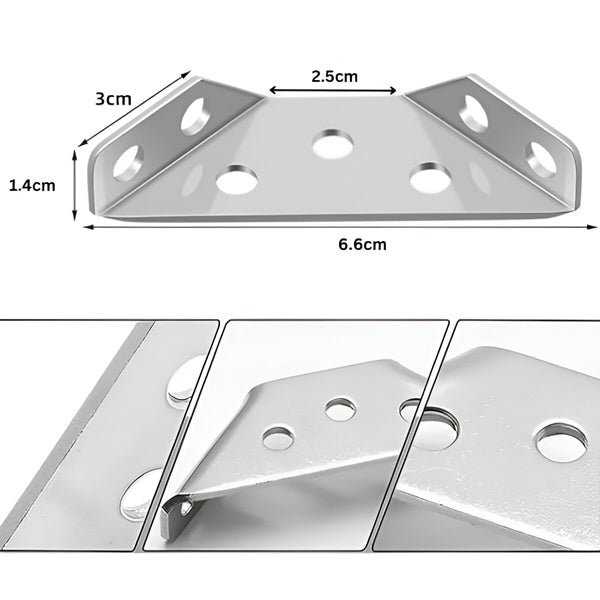 Practical Corner Connection Set (10 Pieces)