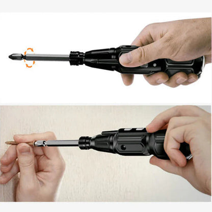 Electric Mini Screwdriver with Rechargeable Battery