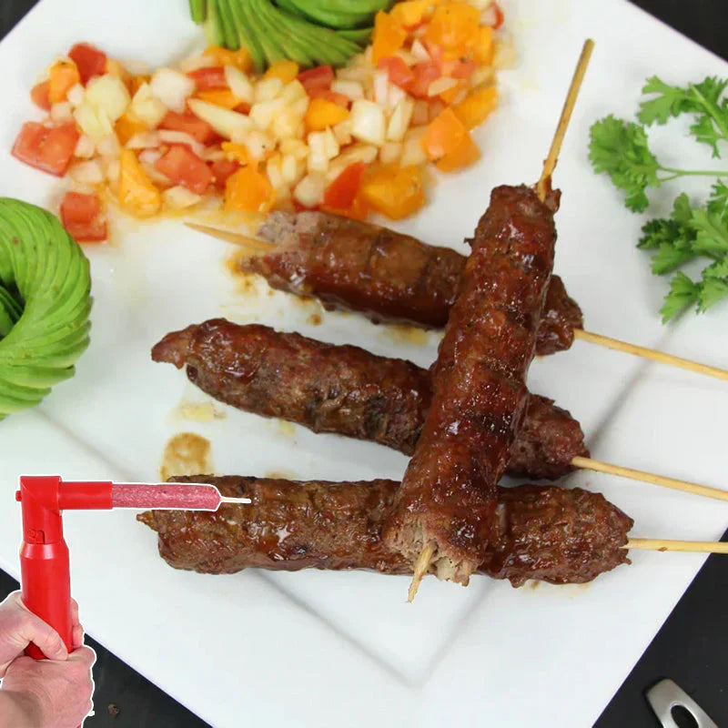 Practical Shashlik Mould for Perfectly Shaped Skewers