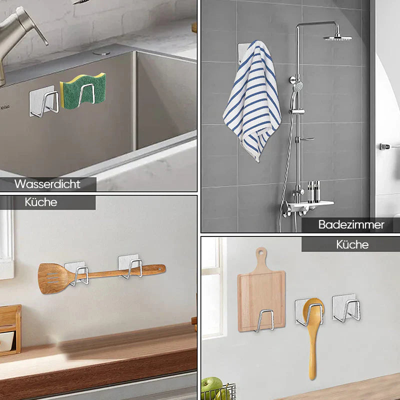 Shelf for Sponges with Water Drain (4 Pieces)